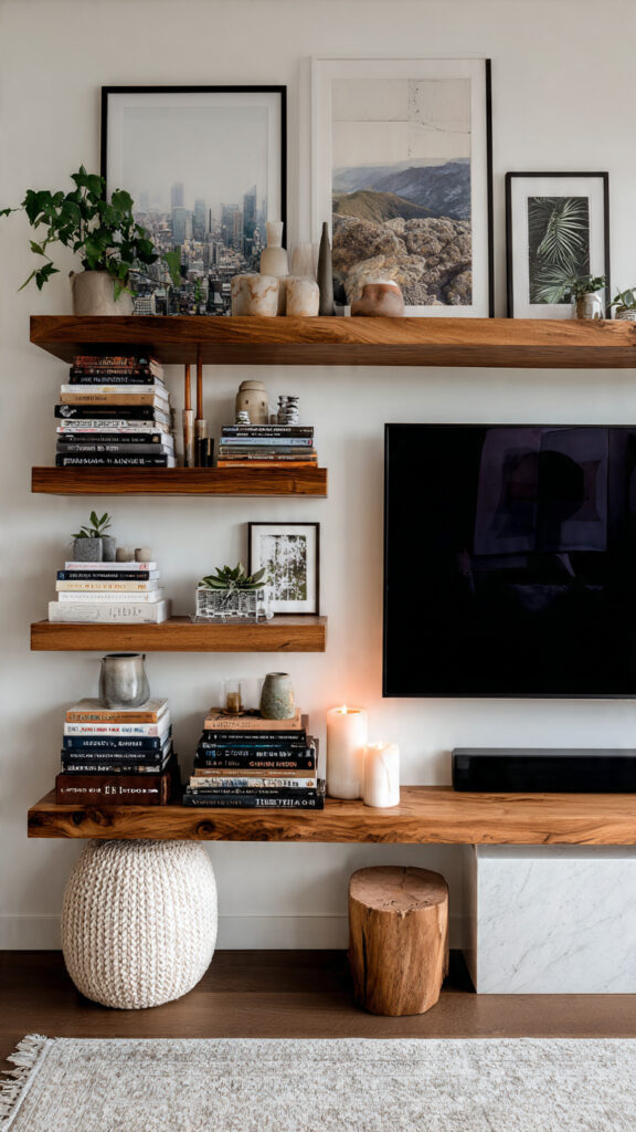 20 TV Stand Decor Ideas to Style the Most Overlooked Surface in Your Living Room 3 20 TV Stand Decor Ideas to Style the Most Overlooked Surface in Your Living Room - Decor Lads