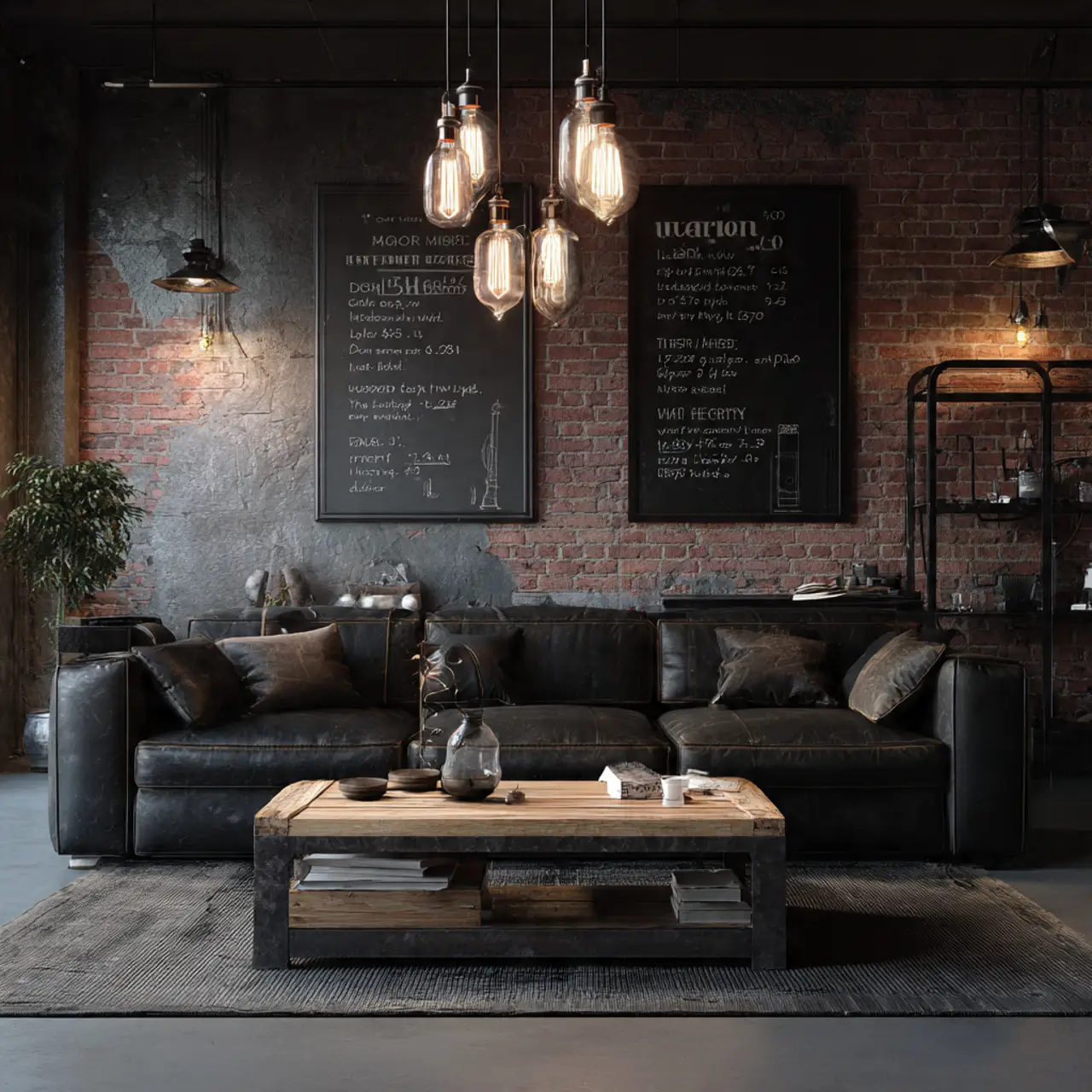 Home 2 a-raw-industrial-style-living-room-with-exposed-br