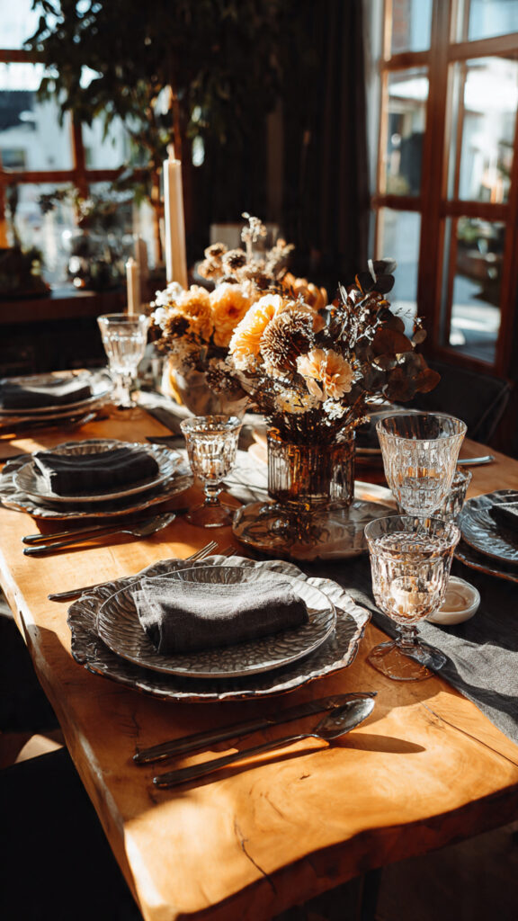 20 Dining Table Decor Ideas to Instantly Elevate Your Dining Space (Stylish & Modern Inspiration) 11 20 Dining Table Decor Ideas to Instantly Elevate Your Dining Space (Stylish & Modern Inspiration) - Decor Lads