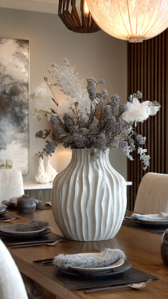 20 Dining Table Decor Ideas to Instantly Elevate Your Dining Space (Stylish & Modern Inspiration) 10 20 Dining Table Decor Ideas to Instantly Elevate Your Dining Space (Stylish & Modern Inspiration) - Decor Lads