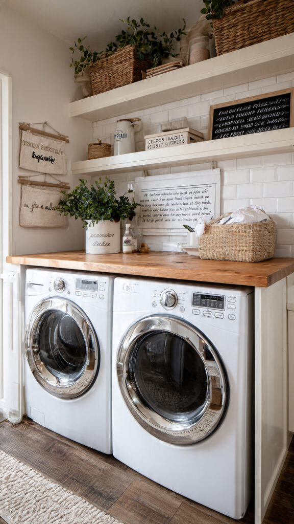 20 Laundry Room Decor Ideas to Transform the Most Neglected Room in Your Home 3 20 Laundry Room Decor Ideas to Transform the Most Neglected Room in Your Home - Decor Lads