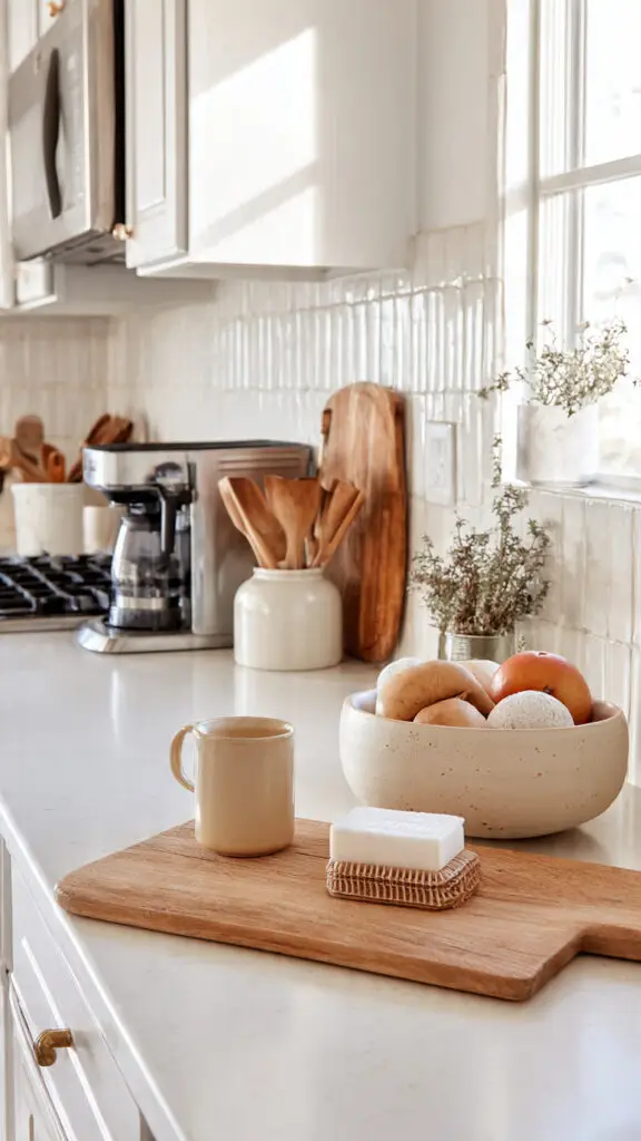 20 Kitchen Counter Decor Ideas to Style the Most Used Surface in Your Home - Decor Lads