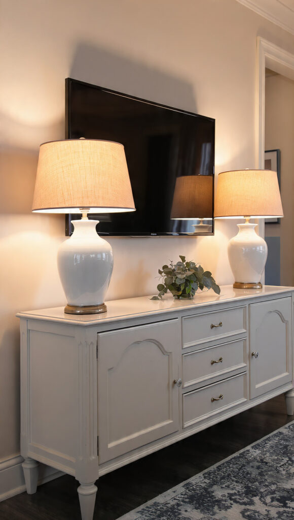20 TV Stand Decor Ideas to Style the Most Overlooked Surface in Your Living Room 18 20 TV Stand Decor Ideas to Style the Most Overlooked Surface in Your Living Room - Decor Lads